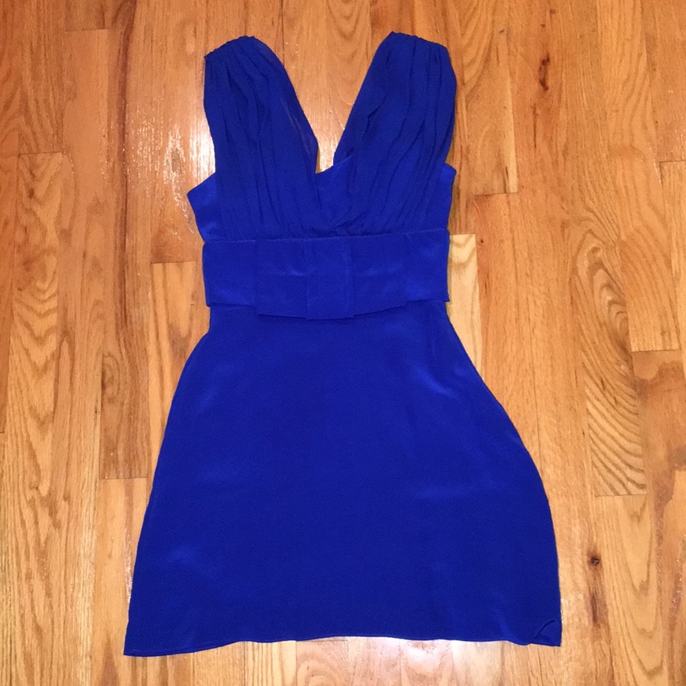 Beautiful Navy Blue Cocktail Dress by Bebe